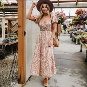 Free people Ellie floral printed maxi dress
